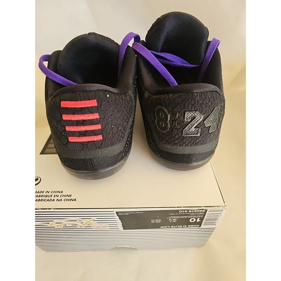 Nike Kobe 11 Elite Low Eulogy Hyper Grape Basketball Mens 822675-510 Size 10 - Picture 5 of 12